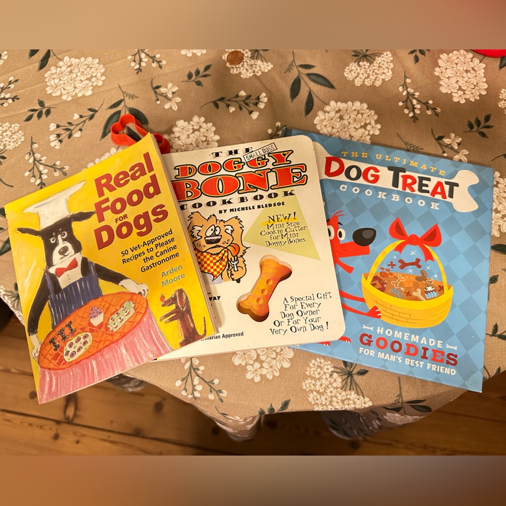 Set of 3 Dog cookbooks